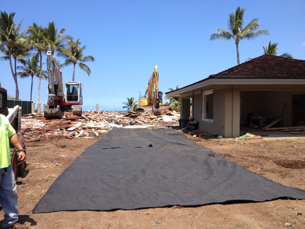 Demolitions of a home on Kumukehu Street